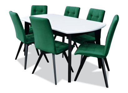 Esstisch 6 Stühle Esszimmer Set Essgruppe Klassischer Tisch Tische Garnitur neu