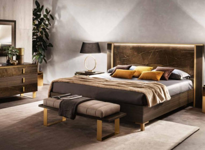 Luxus Schlafzimmer Bett Doppel Stil Modern Polster Betten Italienische