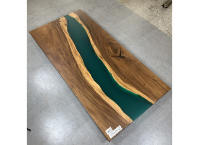 Konferenztisch Esstisch River Table Massiv 231x110 Epoxidharz Tische