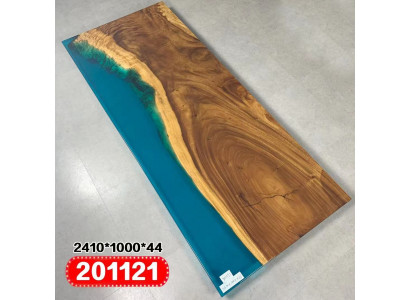 Esstisch River Table Echtes Holz Flusstisch 241x100 Massive Tische