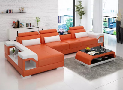 Design Eckcouch Sofa Ecksofa Sofas Couch Polster Eckgarnitur Sitzgarnituren 2tlg