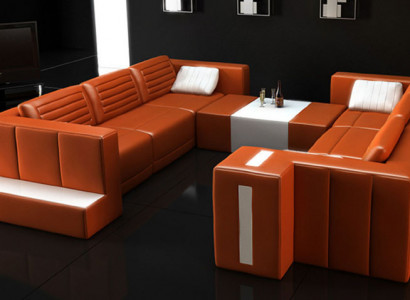 Moderne Elegantes Design Wohnzimmersofas Polstermöbel U-Form für Ihr Zuhause