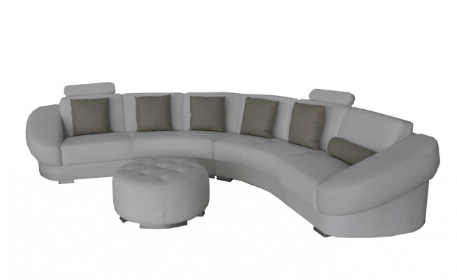 Design Ecksofa Couch Multifunktion Wohnlandschaft Textil Polster Sofas