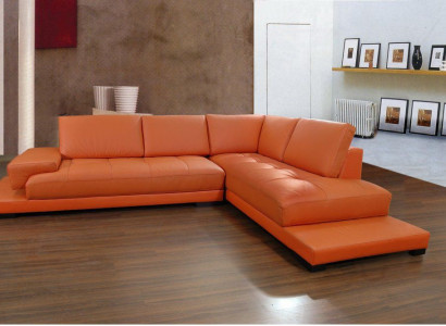 Wohnlandschaft Polster Ecke Eck Sofa mit USB Garnitur Landschaft Leder Neu 1060