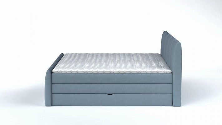 BOXSPRINGBETT DESIGN BETT TOPPER FEDERKERN DOPPELBETT POLSTERBETT mit BETTKASTEN