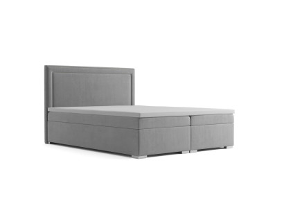 Boxspring Design Bett Hotel Doppel Betten Luxus Polster Kasten Funktion Samt Neu