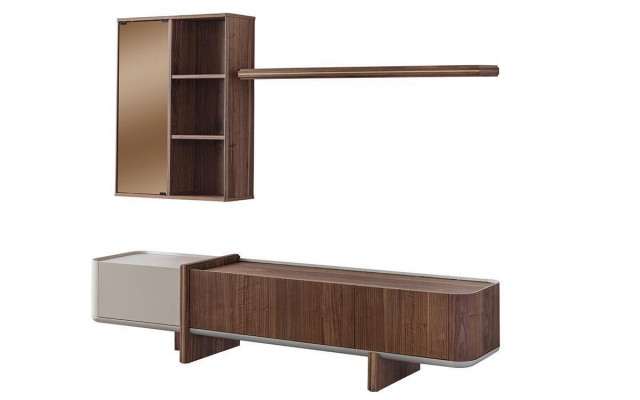 Wohnwand Designer Wohnzimmermöbel Wandschrank Neu Wand Regal