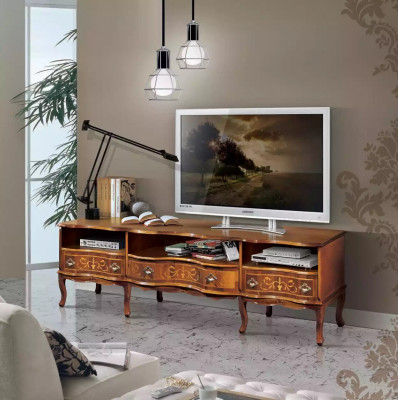 TV Regal Kommode klassisches Holzmöbel Design rtv Ständer Möbel Kommoden