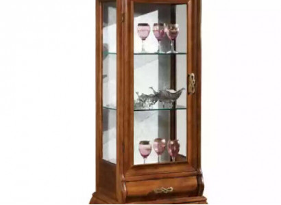 Möbel Klassisch Glasschrank Vitrine Holz Glas Schrank Schränke Regale Italien