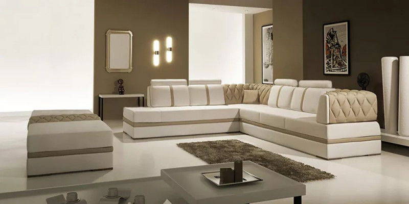 Ecksofa Ledersofa Design Sofa Ecksofa L Form Modernes Polster Wohnzimmer