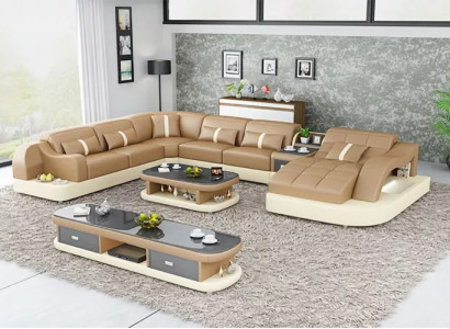 Leder xxl couch sofa polster wohnzimmer landschaft moderne designer