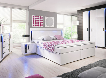 Design Schlafzimmer Garnituren Komplett Schrank Bett Kommode Nachttisch