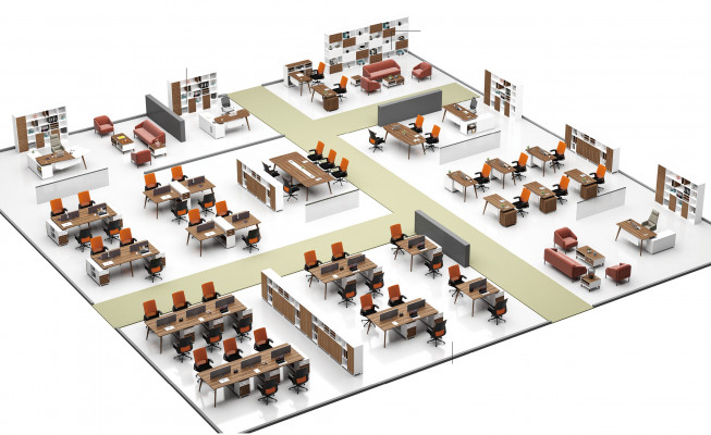 Schreibtisch Eckschreibtisch Computertisch Bürotisch Moderne Möbel