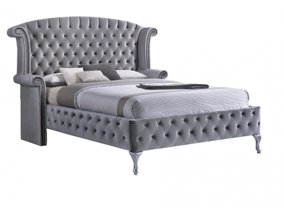  Nostalgie Bett Chesterfield Sofa Ohren Betten Englisches Schlafzimmer Design Neu