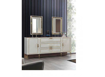 Konsolentisch Spiegel Sideboard xxl Konsole Kommode Sideboards 3tlg