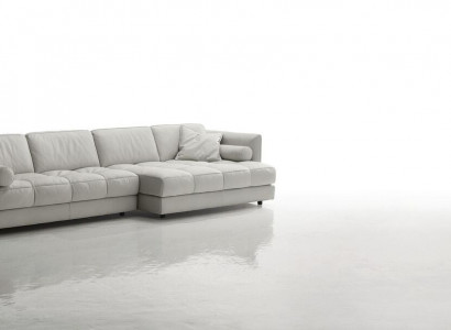 Wohnlandschaft Ecksofa L-Form Möbel Luxus Weiß Modern Sofa