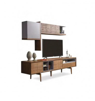 Moderner Holz TV-Ständer Luxus RTV Wohnzimmer Kommode Konsole Sideboard