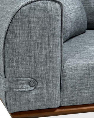 Modern Sofa 3 Sitzer Design Couch Dreisitzer Polster Textil Möbel