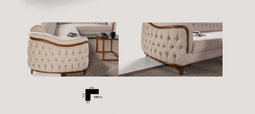 Ecksofa Wohnlandschaft Chesterfield Couch Polster Sofa Couchen Möbel