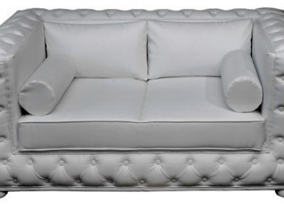 Chesterfield Couch Sofa Garnitur 3 Sitzer Polster Leder Sofas Couchen Neu A922