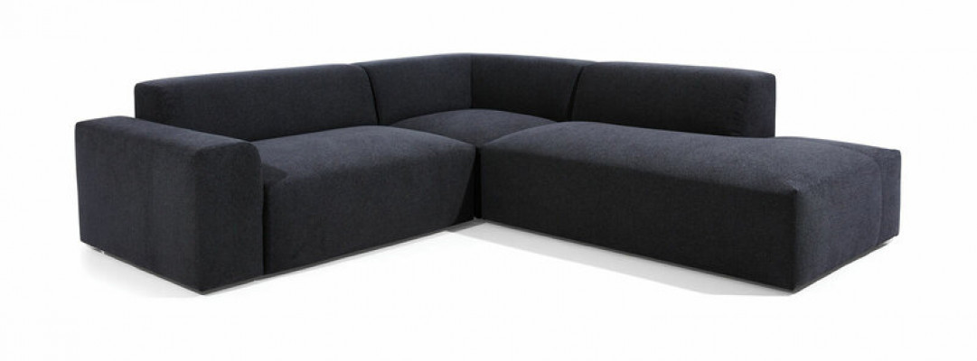 Ecksofa L-Form Sofa Wohnlandschaft Garnitur Polster Stoff Design Moderne